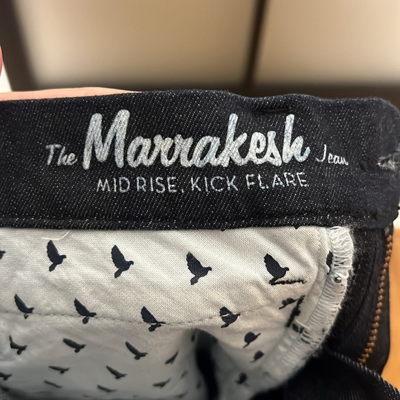 MiH The Marrakesh Jeans Mid Rise Kick Flare Women size 27 - Picture 4 of 8